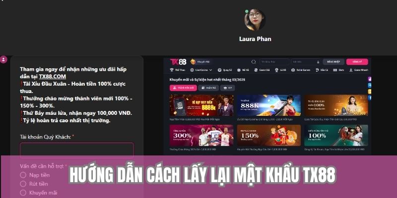 Hướng dẫn cách lấy lại mật khẩu TX88